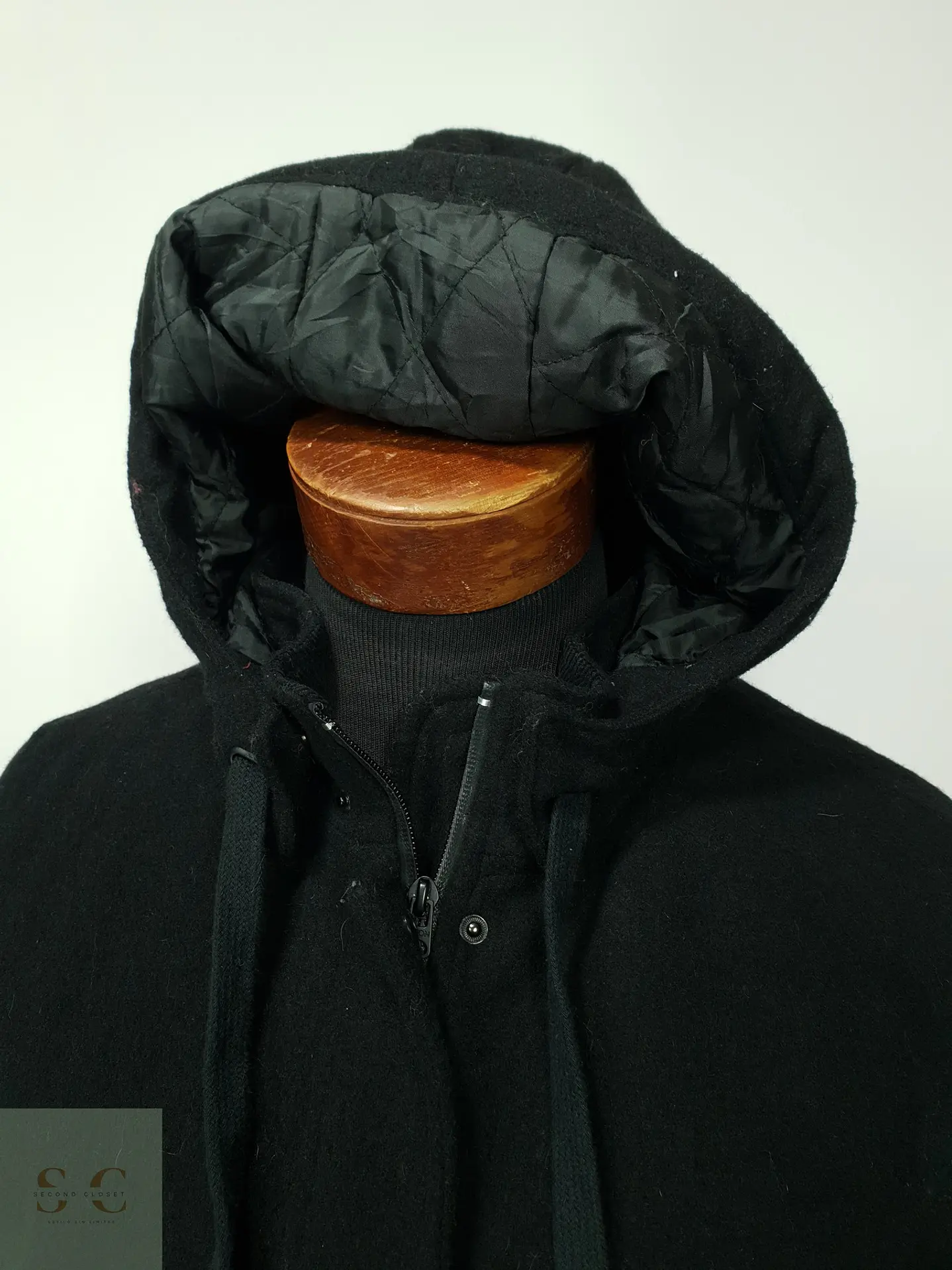 Chaqueta Bomber de Lana con Capucha Capitonada Nixon Talla S 4