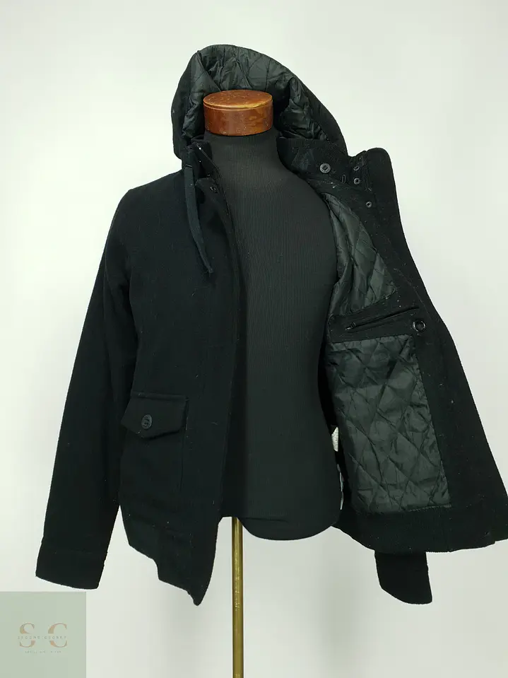 Chaqueta Bomber de Lana con Capucha Capitonada Nixon Talla S 5