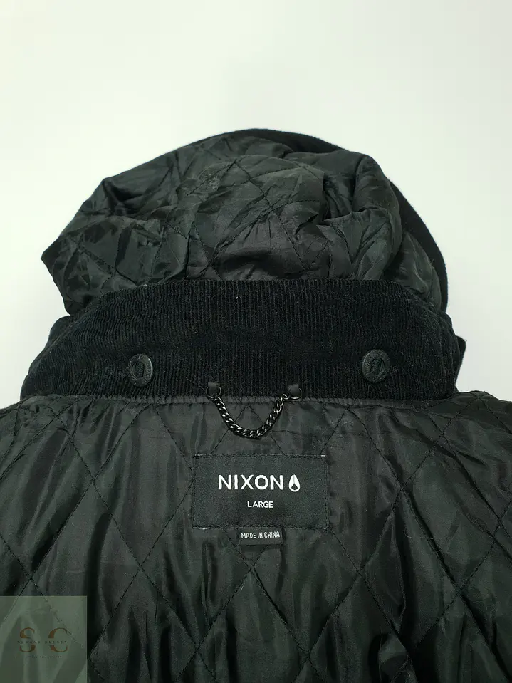 Chaqueta Bomber de Lana con Capucha Capitonada Nixon Talla S 8