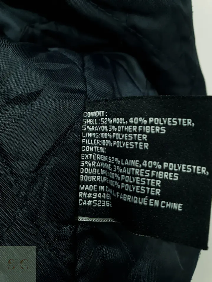 Chaqueta Corta de Paño de Lana Estilo Militar Buffalo David Bitton Talla M 5