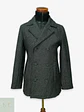 Abrigo Peacoat Cruzado de Lana Gris Plomo American Rag Talla S - Miniatura 1