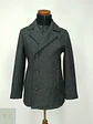 Abrigo Peacoat Cruzado de Lana Gris Plomo American Rag Talla S - Miniatura 2