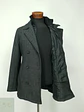 Abrigo Peacoat Cruzado de Lana Gris Plomo American Rag Talla S - Miniatura 6