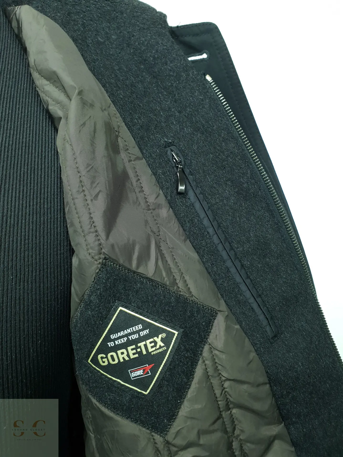 Abrigo Técnico de Paño Lana-Cachemira con Membrana Gore-Tex Schneider Talla L 6