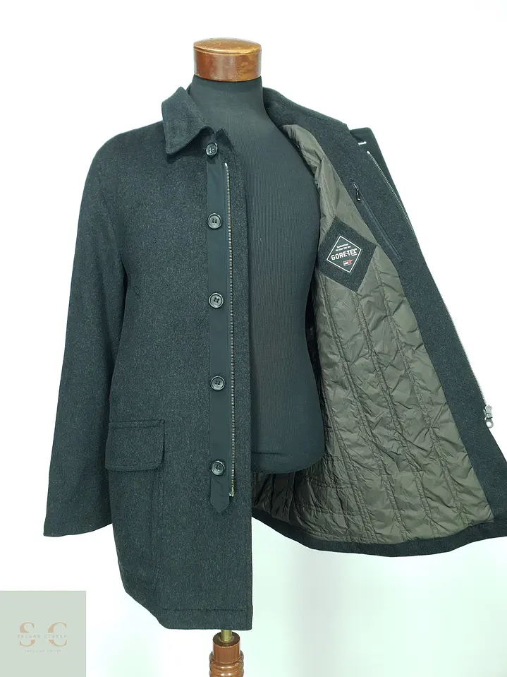 Abrigo Técnico de Paño Lana-Cachemira con Membrana Gore-Tex Schneider Talla L 7