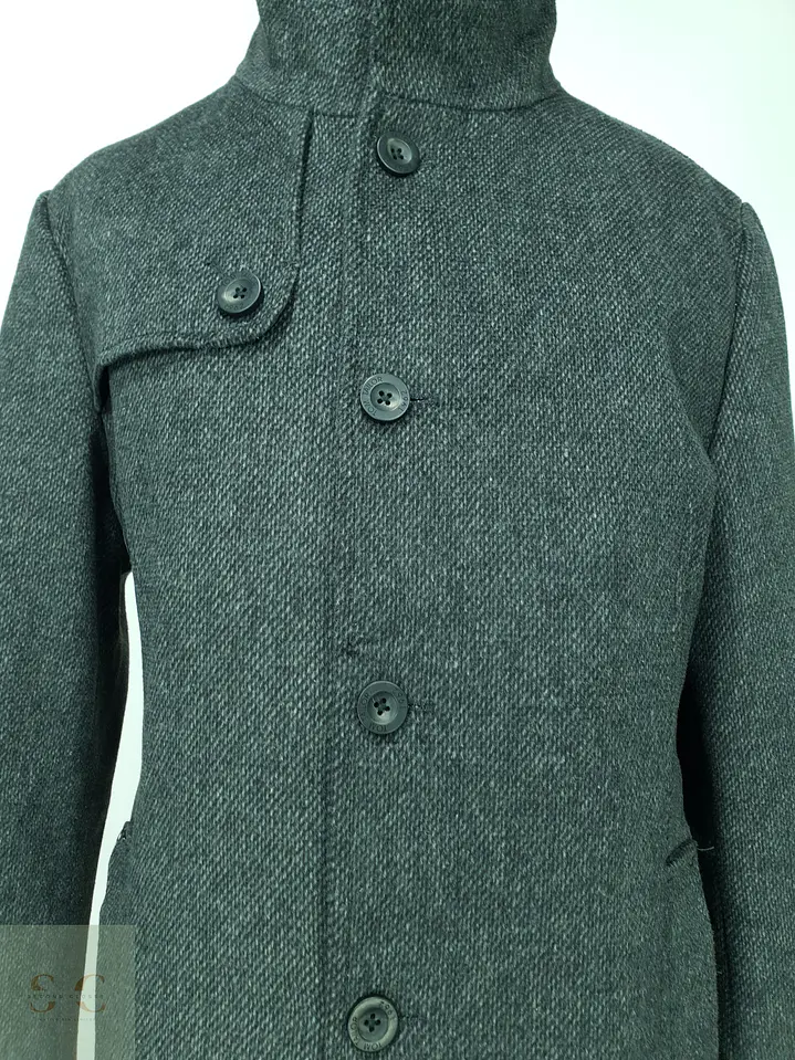 Abrigo Urbano de Paño con Cuello Alto y Pechera Acolchada Tom Tailor Talla XL 4