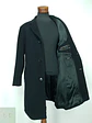 Abrigo Clásico Masculino en Paño Negro Abrams Talla XL - Miniatura 6