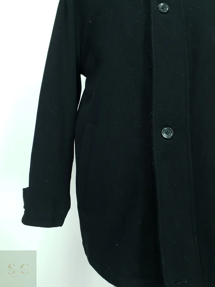 Abrigo Estructurado de Paño con Cuello Alzado Contrastante Jupiter Talla LXL 3