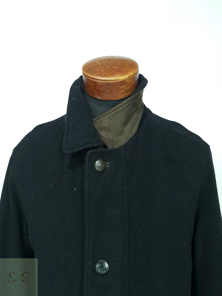 Abrigo Estructurado de Paño con Cuello Alzado Contrastante Jupiter Talla LXL 5