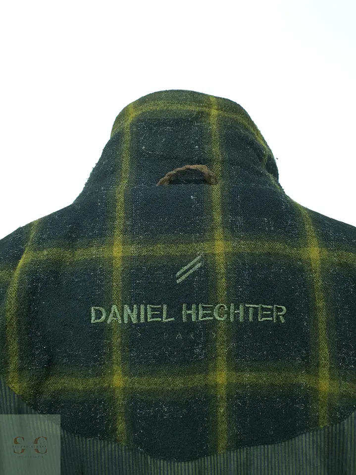 Chaquetón Clásico de Paño de Lana con Cuello Alto y Forro Tartán Aulbach Brothers Talla XXXXL 9