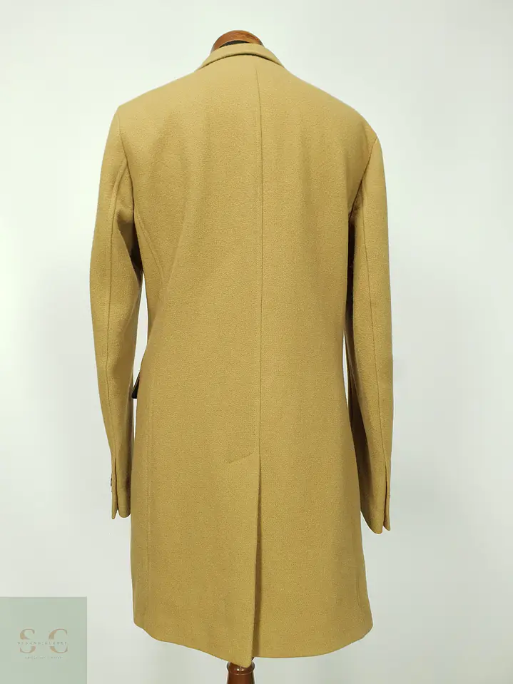 Abrigo Clásico de Paño Camel con Solapa de Muesca Marc O'Polo Talla L 8