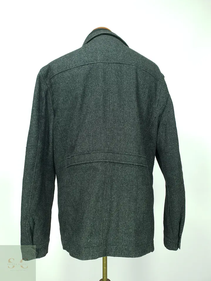 Chaqueta Estilo Field Jacket en Paño Texturizado Angelo Litrico Talla XL 9