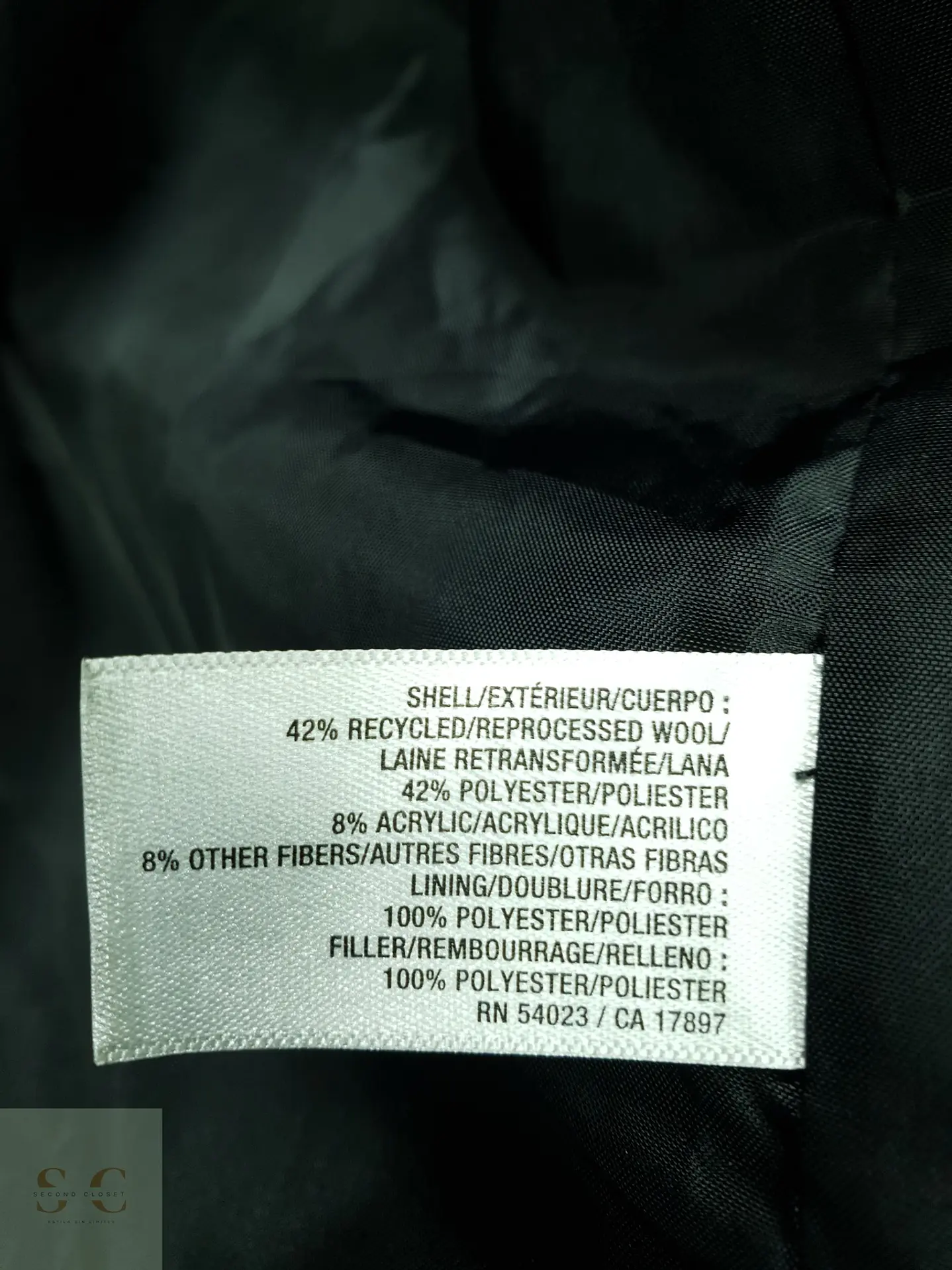 Chaqueta de Paño Estilo Field con Cuello Alto y Charreteras Old Navy Talla L 5