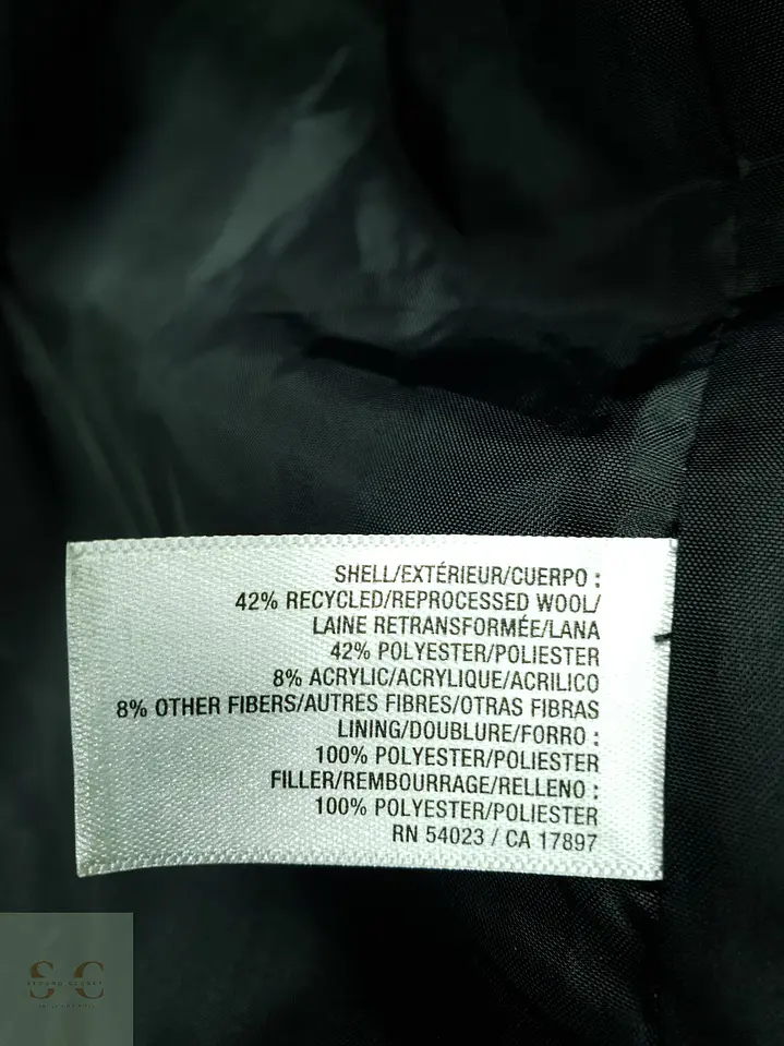 Chaqueta de Paño Estilo Field con Cuello Alto y Charreteras Old Navy Talla L 5