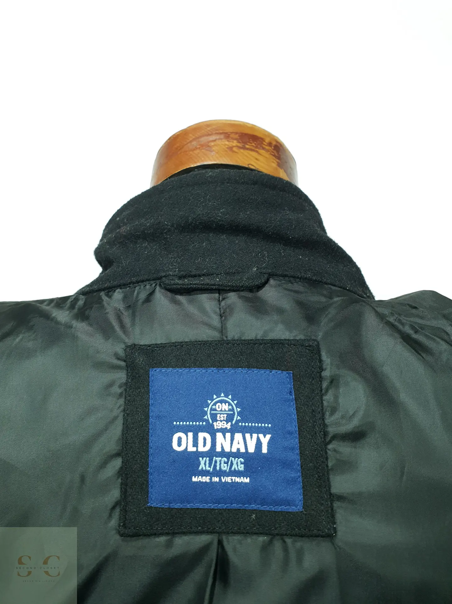 Chaqueta de Paño Estilo Field con Cuello Alto y Charreteras Old Navy Talla L 8