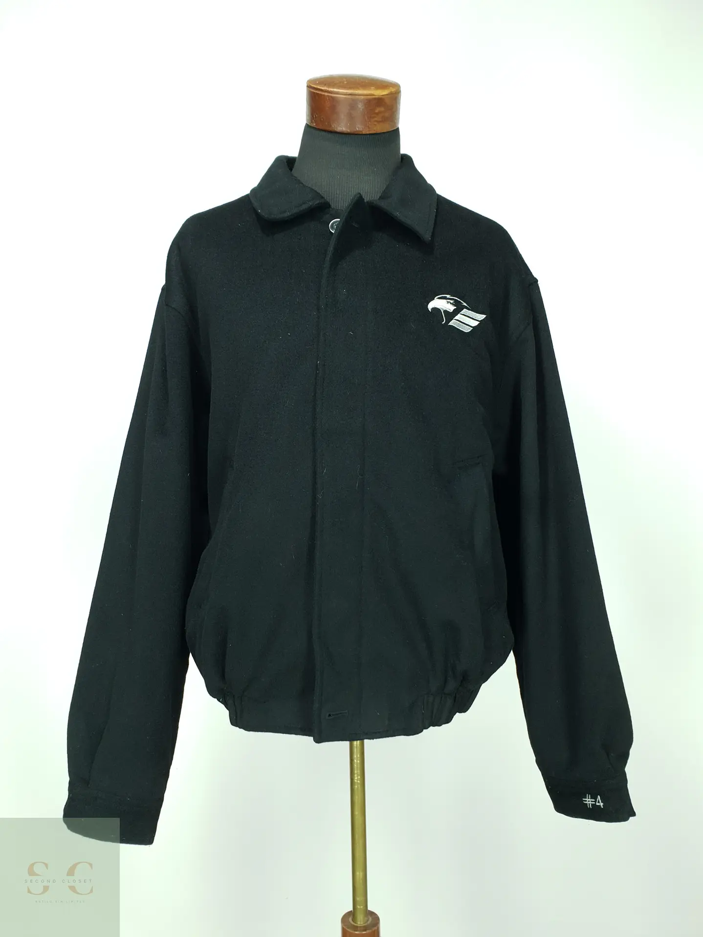 Chaqueta Bomber de Paño en Lana y Cashmere Kirkland Talla XXXL 2