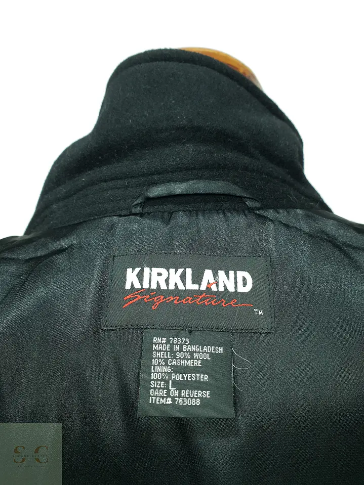 Chaqueta Bomber de Paño en Lana y Cashmere Kirkland Talla XXXL 9