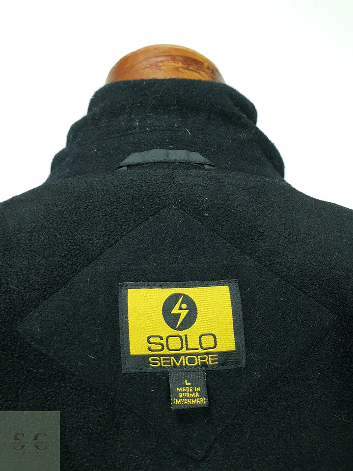 Chaqueta Corta de Paño en Mezcla de Lana con Cierre Metálico SOLO SEMORE Talla XL 8