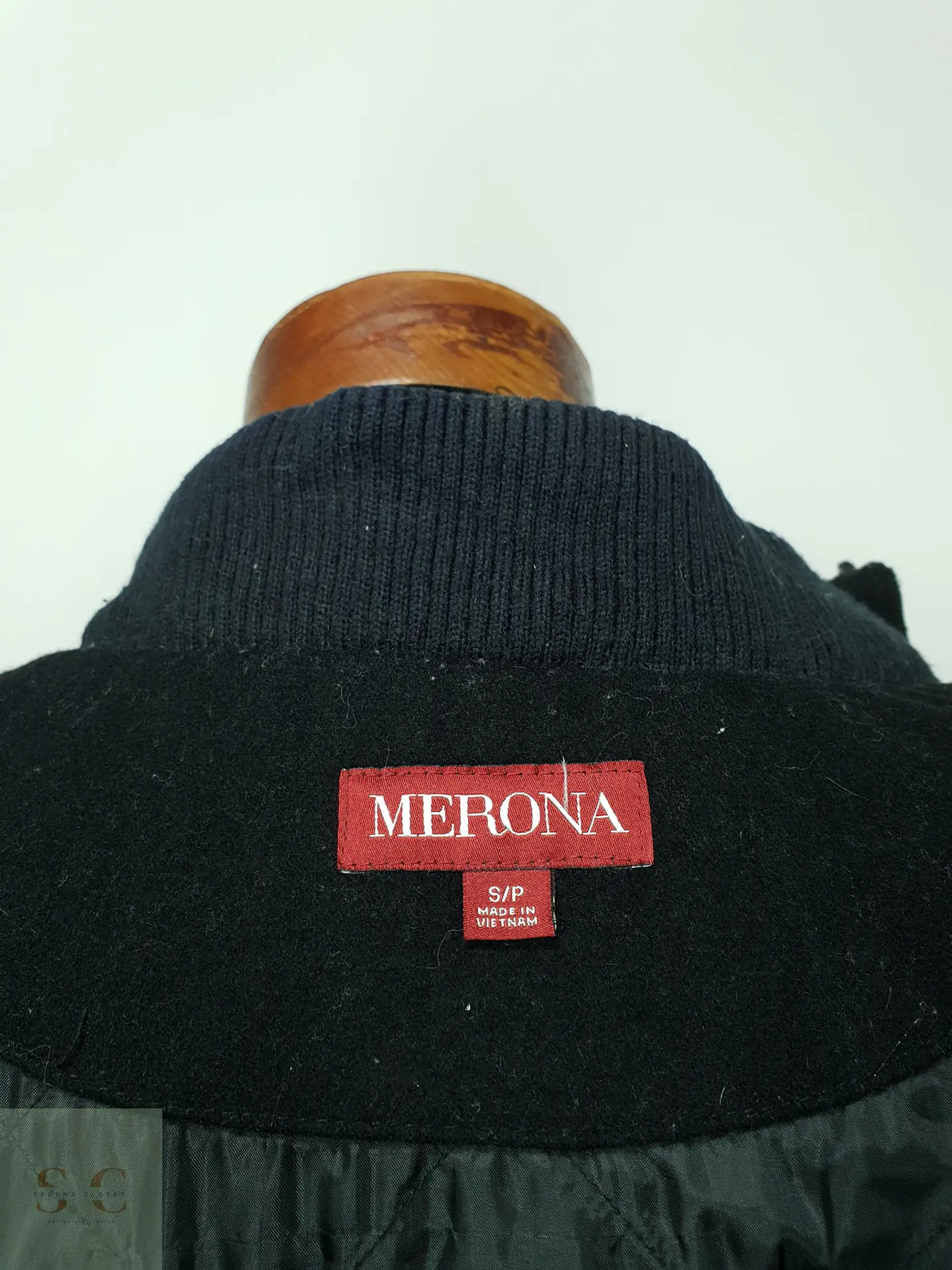 Chaqueta Militar Estilo Field en Paño de Lana Merona Talla S 9