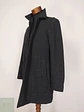 Sobretodo Minimalista de Paño de Lana Gris Plomo Gap Talla SM - Miniatura 6