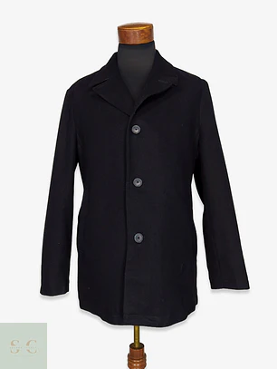 Abrigo Corto de Paño Estilo Car Coat Michael Kors Talla L