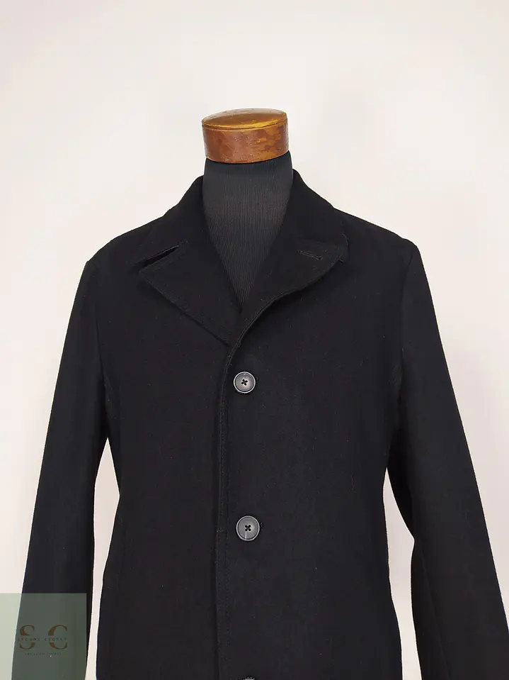 Abrigo Corto de Paño Estilo Car Coat Michael Kors Talla L 3