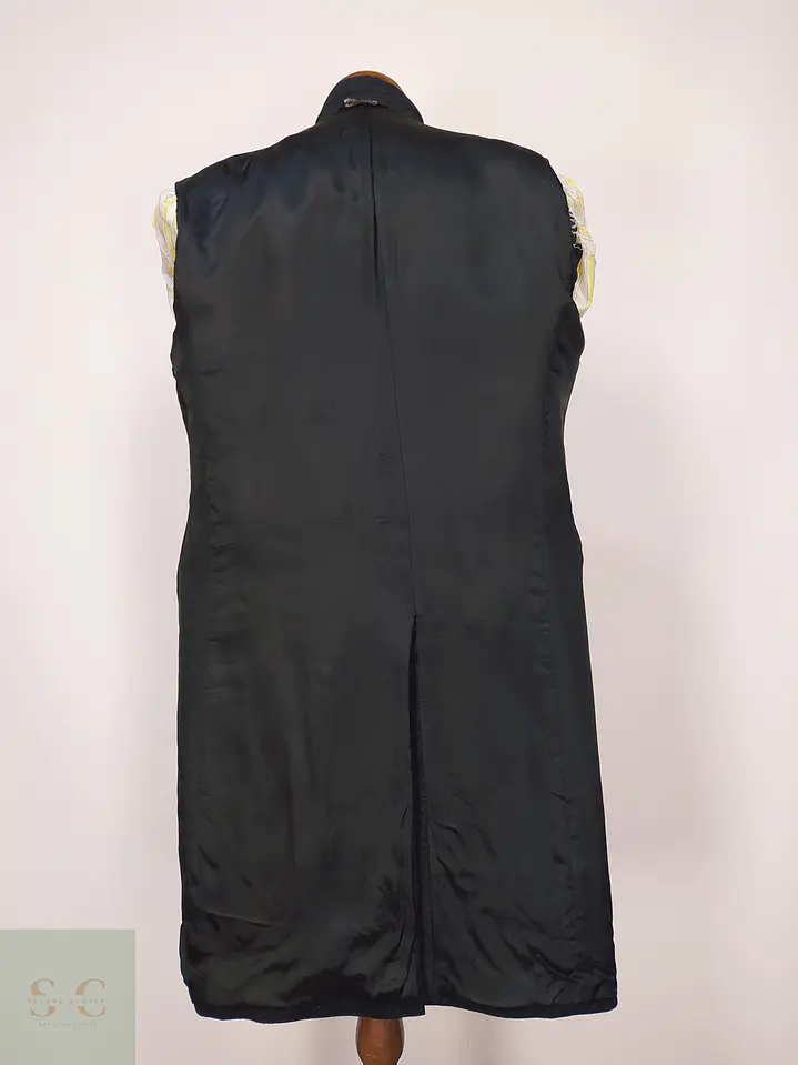 Abrigo Clásico de Paño Italiano con Cashmere Talla L 7