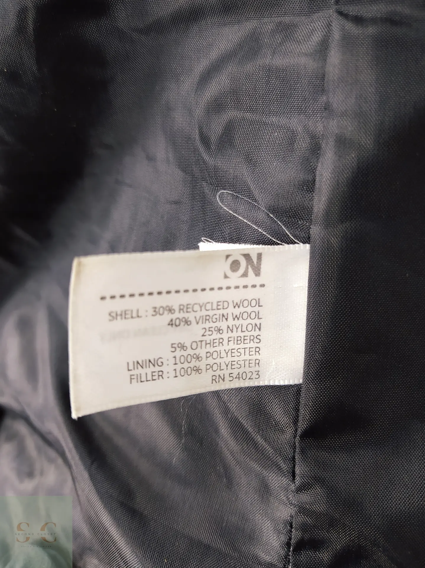 Abrigo Marinero Pea Coat Cruzado en Paño de Lana Old Navy Talla LXL 7