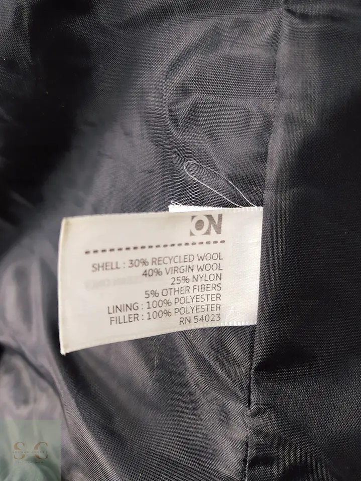 Abrigo Marinero Pea Coat Cruzado en Paño de Lana Old Navy Talla LXL 7