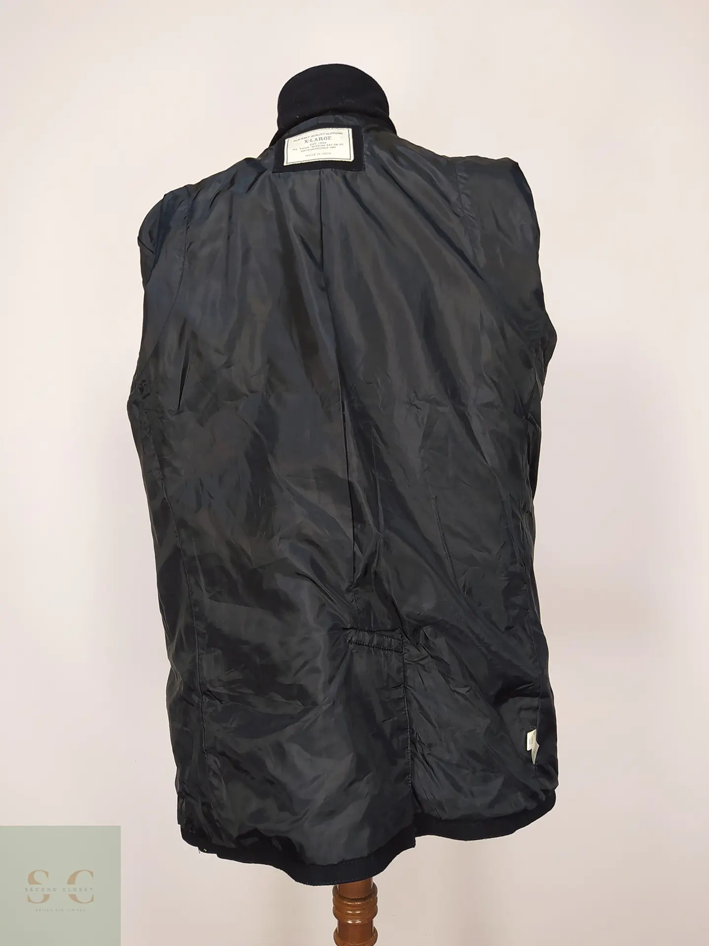 Abrigo Marinero Pea Coat Cruzado en Paño de Lana Old Navy Talla LXL 8