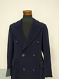 Abrigo Largo Cruzado de Paño Vintage con Martingala Bloomingdale's Talla M - Miniatura 3