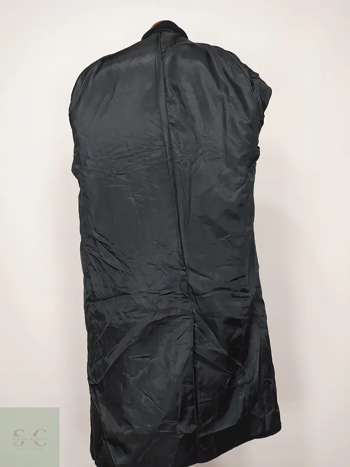 Abrigo Largo Monopecho en Paño con Cachemira Nautica Talla XXL 9