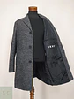 Abrigo Recto en Paño Texturizado Melange DKNY Talla L - Miniatura 5