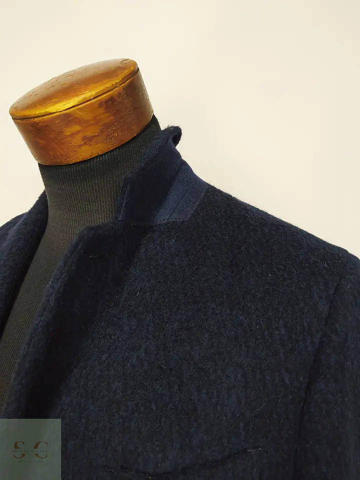 Abrigo Overcoat de Paño Texturado en Mezcla de Lana y Alpaca PS Paul Smith Talla SM 5