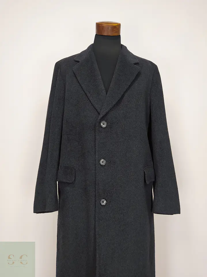 Abrigo Largo de Paño Recto Cheshire Clothes Talla L 2