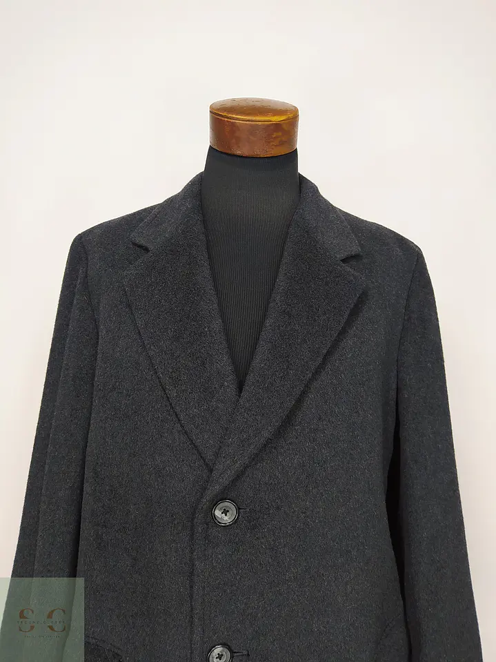 Abrigo Largo de Paño Recto Cheshire Clothes Talla L 3