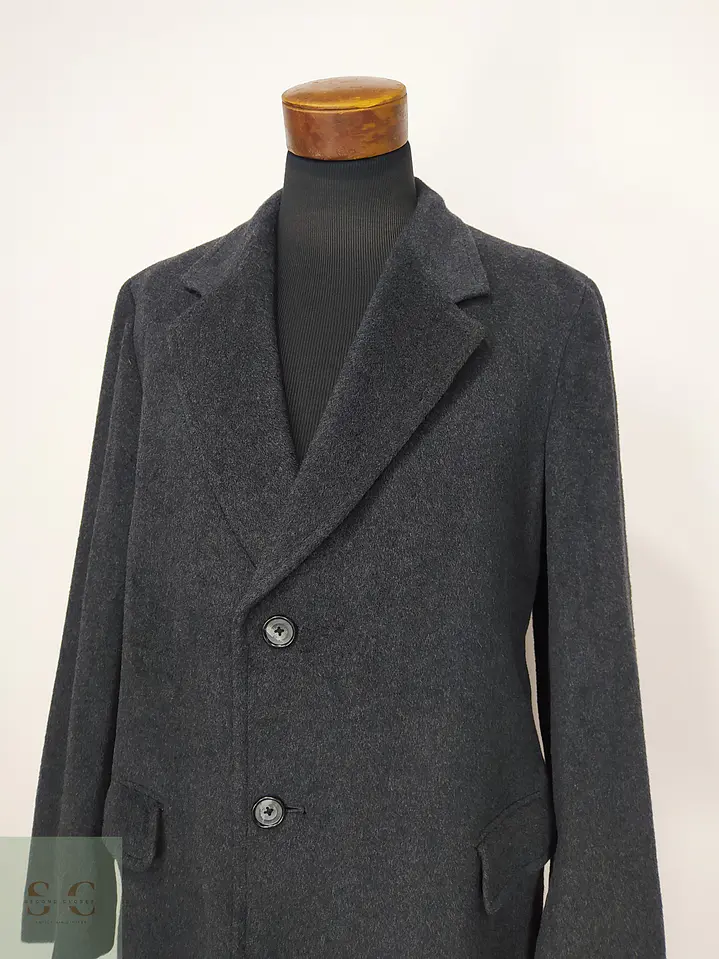 Abrigo Largo de Paño Recto Cheshire Clothes Talla L 4