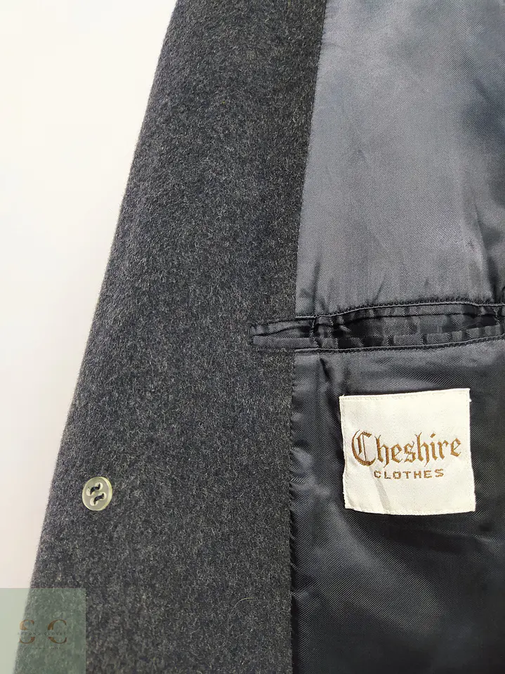 Abrigo Largo de Paño Recto Cheshire Clothes Talla L 6