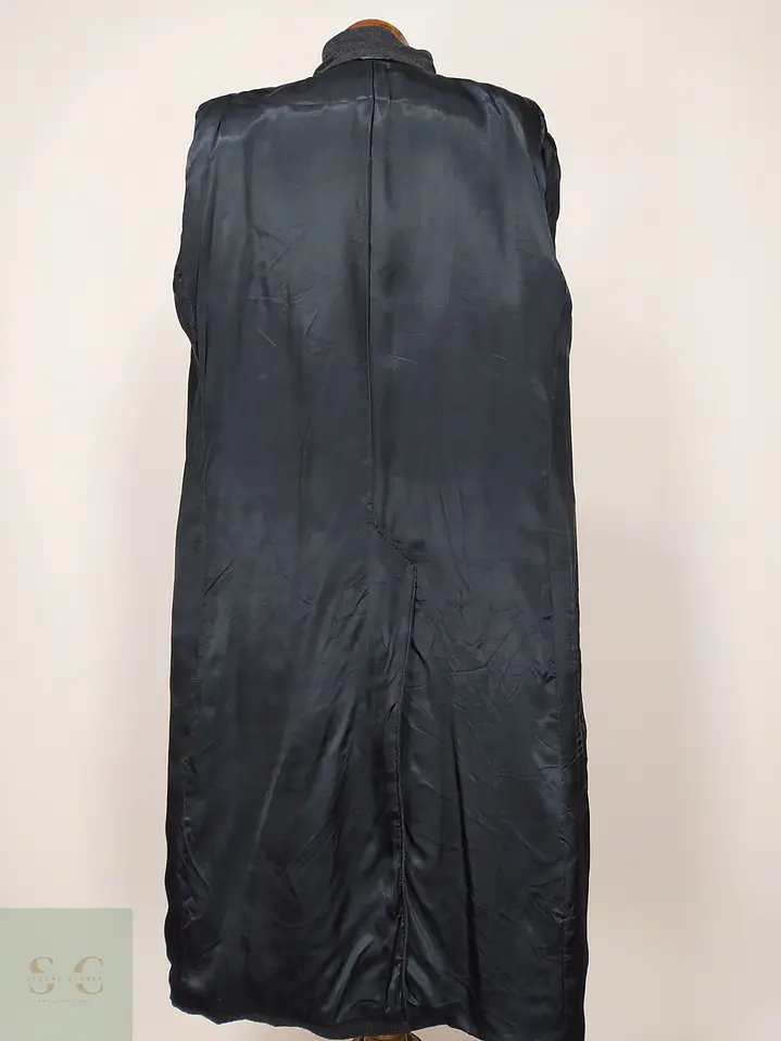 Abrigo Largo de Paño Recto Cheshire Clothes Talla L 8