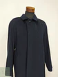 Abrigo Largo Balmacaan de Paño Azul Marino Cashmer Lana Talla XL - Miniatura 3
