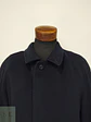 Abrigo Largo Balmacaan de Paño Azul Marino Cashmer Lana Talla XL - Miniatura 4