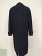 Abrigo Largo Balmacaan de Paño Azul Marino Cashmer Lana Talla XL - Miniatura 7