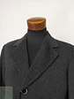 Abrigo Largo de Paño de Lana Charcoal Talla L - Miniatura 3