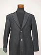 Abrigo Sartorial de Paño en Tono Gris Plomo Mobin Tailor Talla XL - Miniatura 2