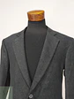Abrigo Sartorial de Paño en Tono Gris Plomo Mobin Tailor Talla XL - Miniatura 3