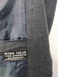 Abrigo Sartorial de Paño en Tono Gris Plomo Mobin Tailor Talla XL - Miniatura 4