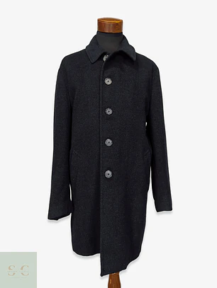 Abrigo Clásico de Paño Monocromático Stafford Talla XL