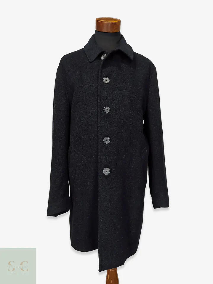 Abrigo Clásico de Paño Monocromático Stafford Talla XL 1