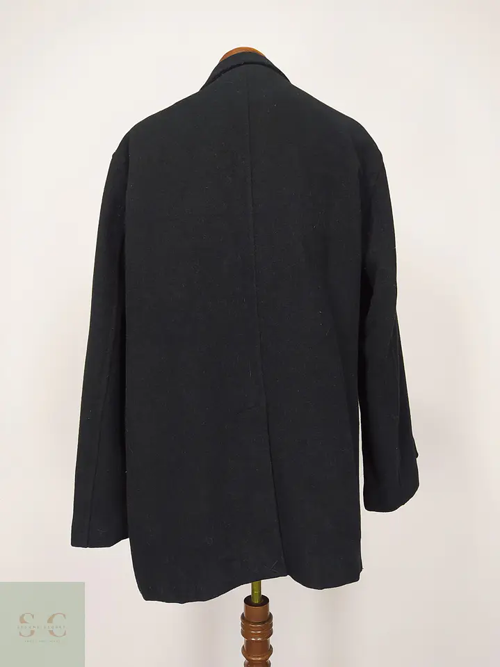 Abrigo Peacoat Cruzado en Paño de Lana Calvin Klein Talla L 6