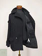Abrigo Peacoat Cruzado de Paño con Solapa Ancha Much More Talla ML - Miniatura 4